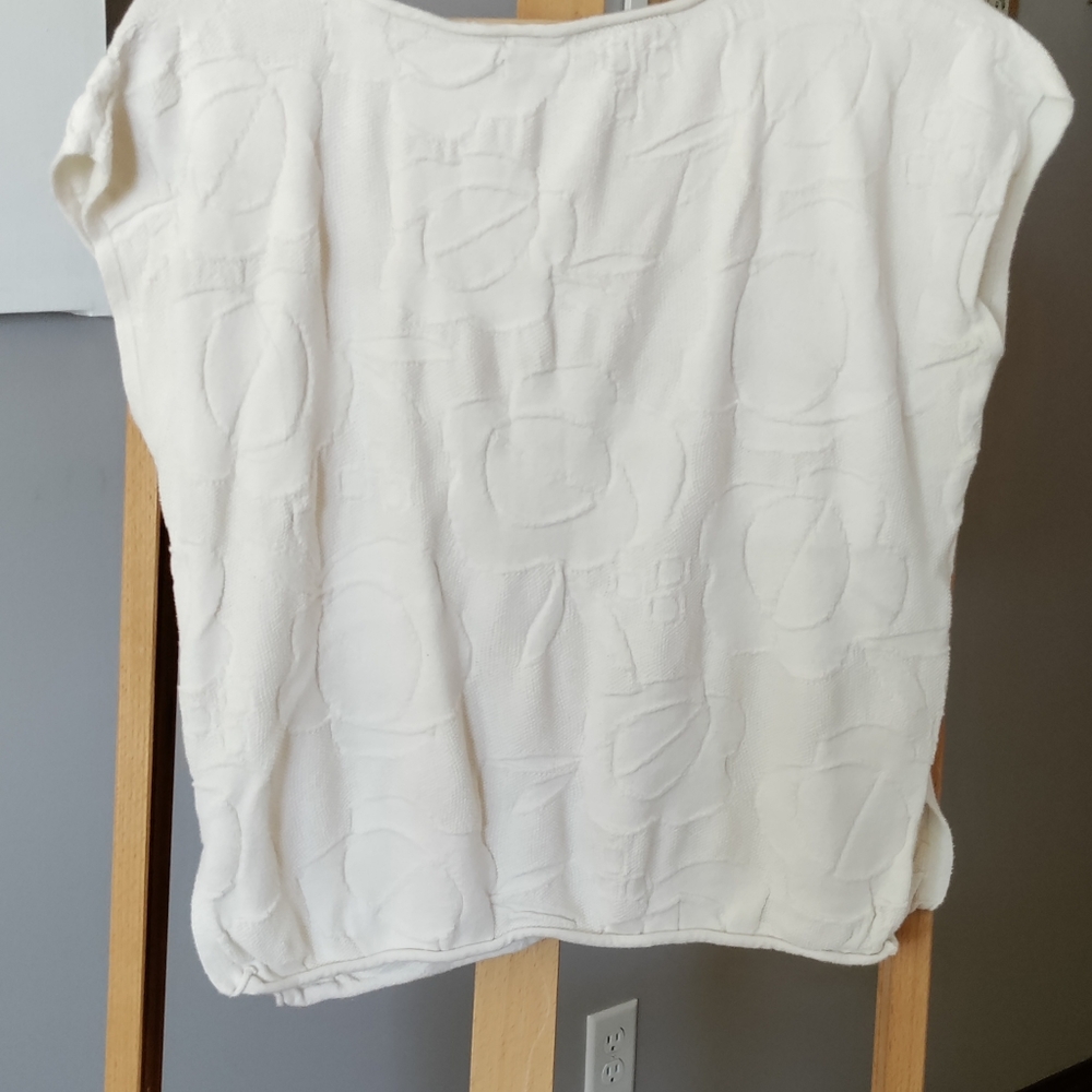 Gudrun sjoden cream floral top size small
